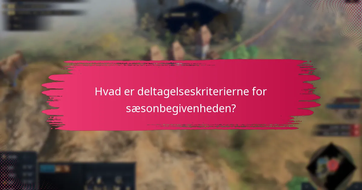 Hvilke eksklusive genstande kan spillerne tjene under sæsonbegivenheden?
