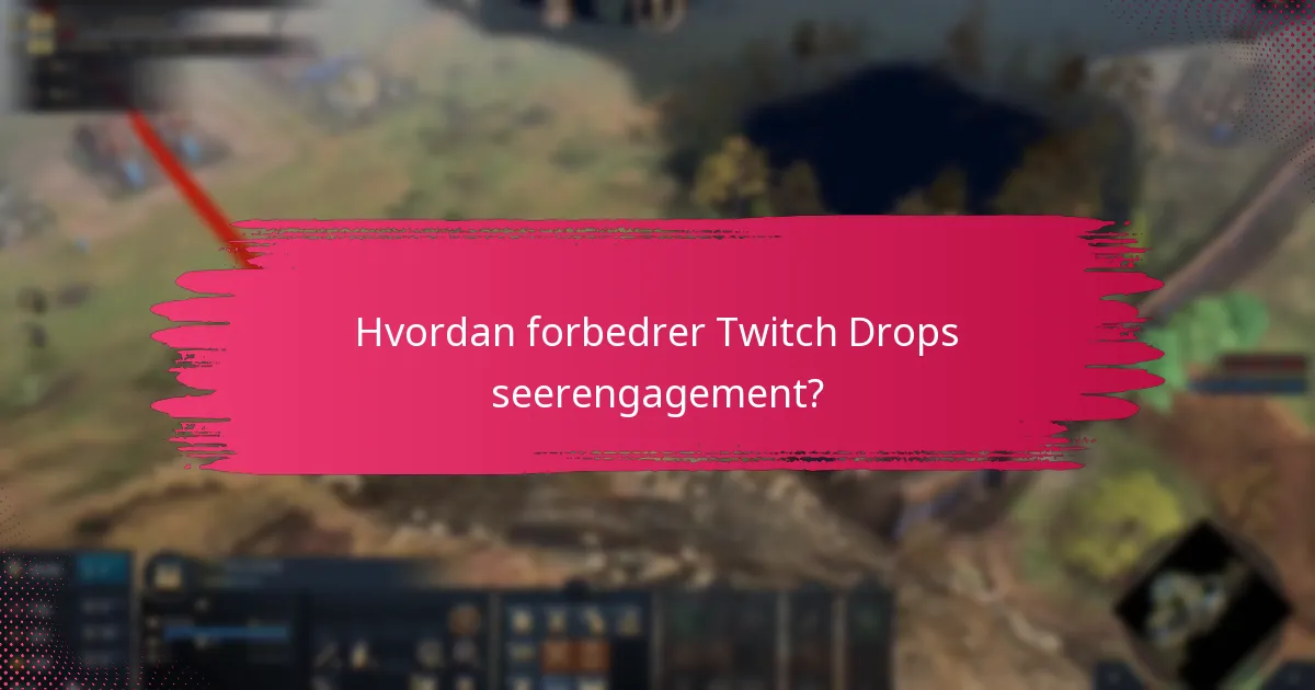 Hvordan forbedrer Twitch Drops seerengagement?